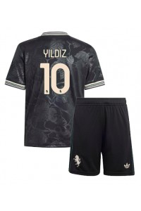 Juventus Kenan Yildiz #10 Jalkapallovaatteet Lasten Kolmas peliasu 2025-26 Lyhythihainen (+ Lyhyet housut)